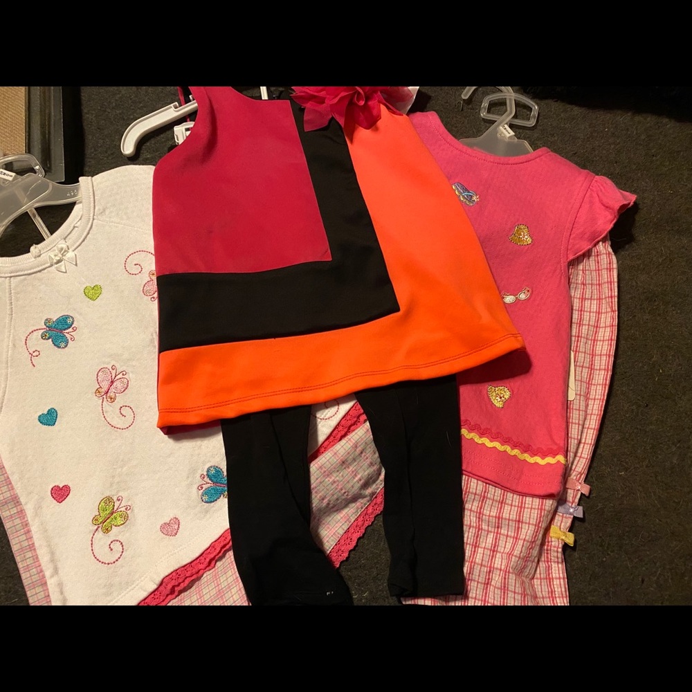 3 outfits. Size 24 months. Bonnie baby plus